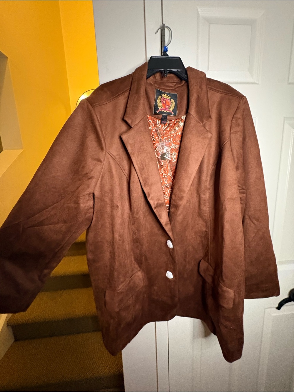Estate Brown Suede-Style Women's Blazer